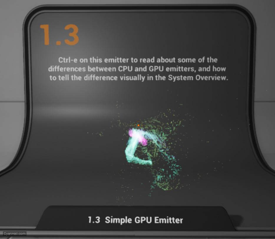 UE Niagara: Simple GPU Emitter